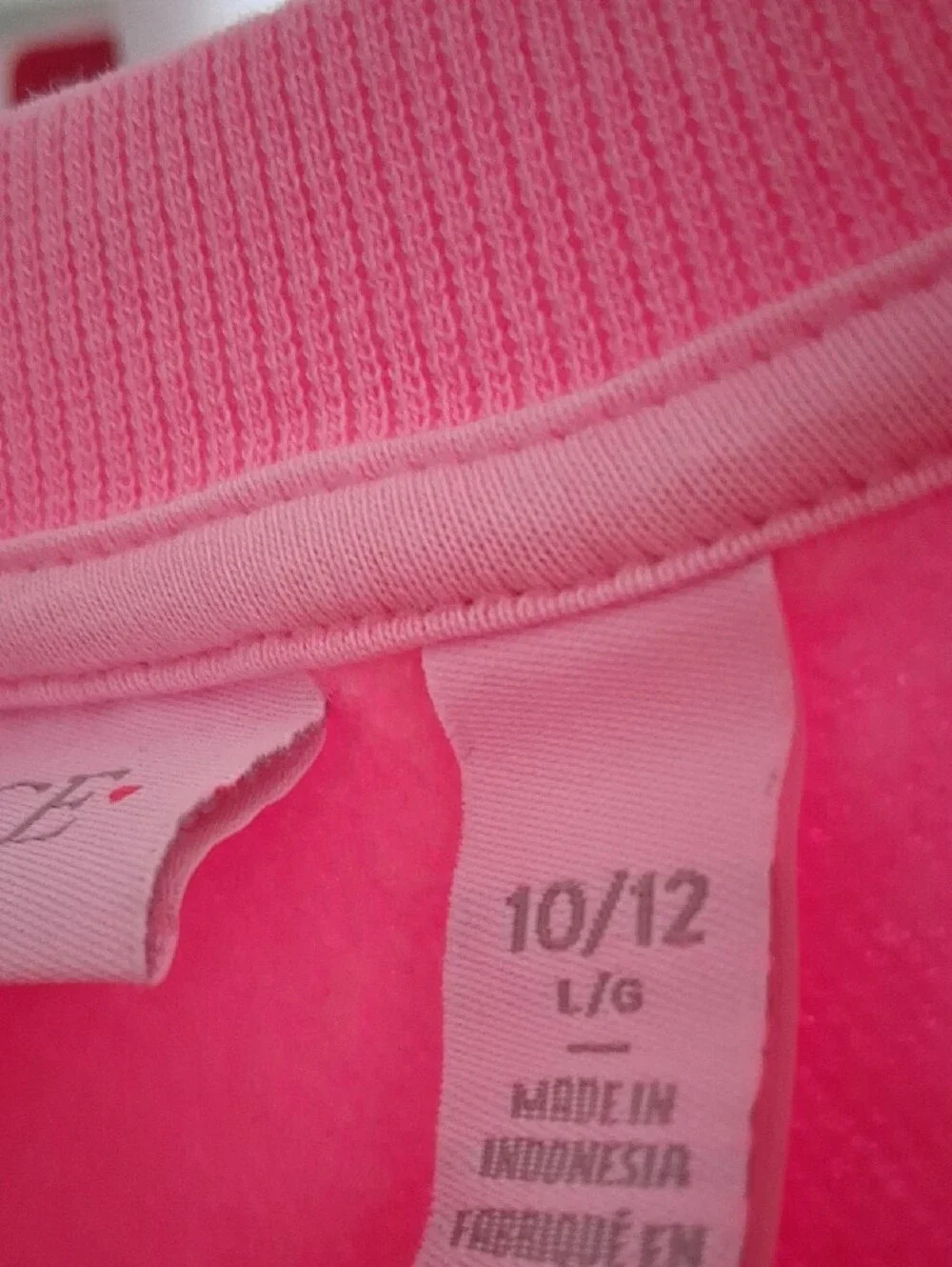 Great Price, Girls Pink Crewneck Sweatshirt
